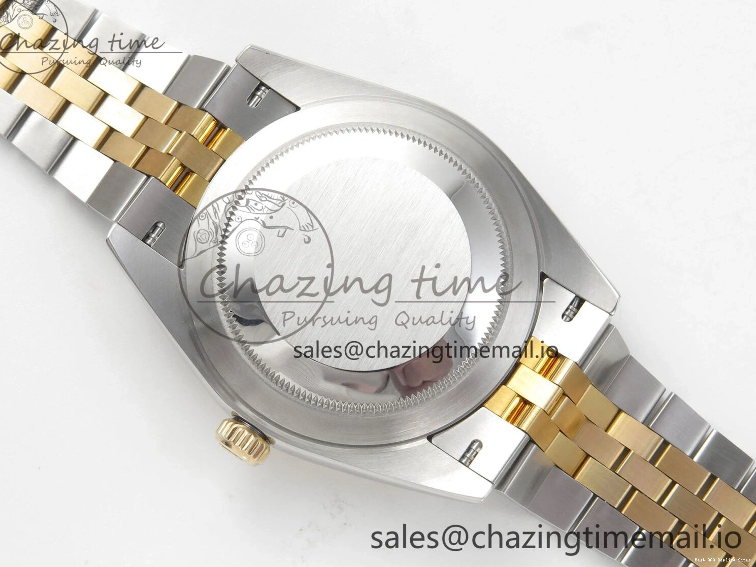 AAA Replica Watches on SS YG Dial DateJust SA Bracelet MOP 1:1 Jubilee Best White Diamond YG 299 Edition 3EF 41mm Chic SS 126333 0106